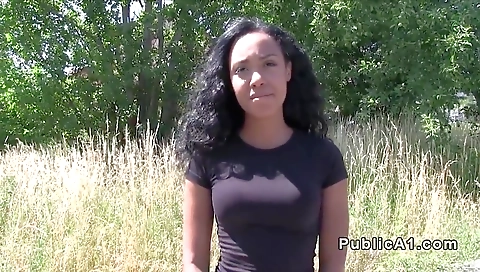 She's going to have sex with her big black stockings