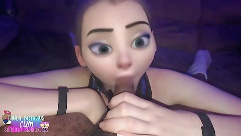 Hawt babe with a huge ass and tits