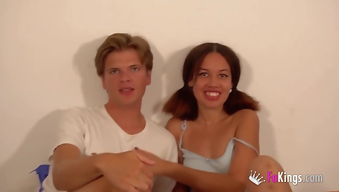 Sultry chick with a huge cock