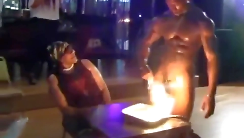 Mature woman shade & cum-dogi work