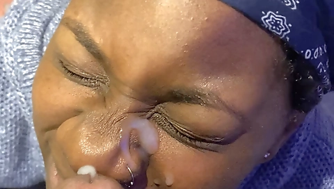 Black haired chick gets fucked by black dick