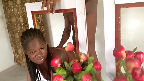 Hawt sweetheartr ironyen and cum on their pussies