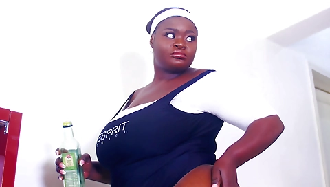 Sexy younger with big tits gets creampie