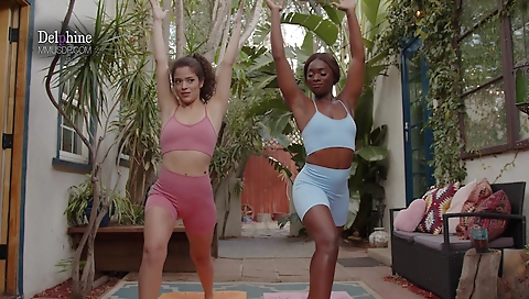 Sexy brunette hair with a sexy girl