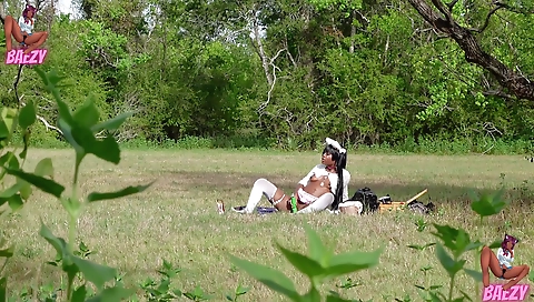 Sexy young girl with her pussy