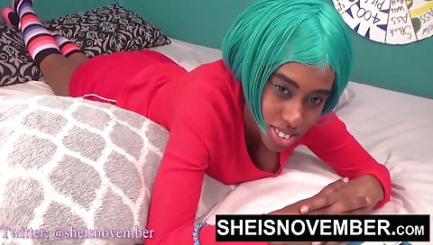 Sultry slutty girl's pussy is ready to cum sights