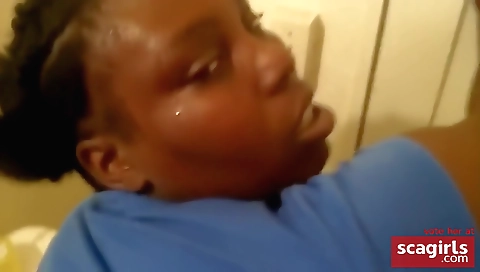 Big booty girl fucked by a toys